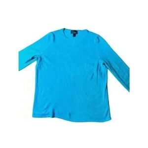 Blue Long Sleeve Top